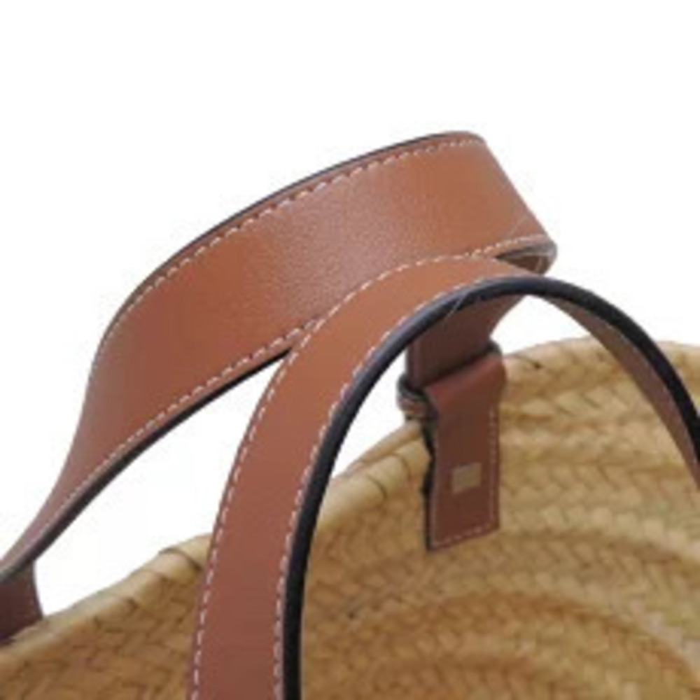 Loewe Basket Handbag Raffia - Picture 5 of 8